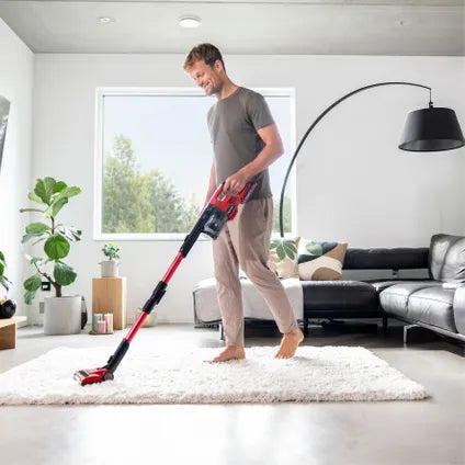 Aspirateur Balai Sans Fil Einhell TE-SV 18 Li-FLX-Solo – 3-en-1 Polyvalent – Bac à Poussière Sans Sac – Système de Triple Filtration