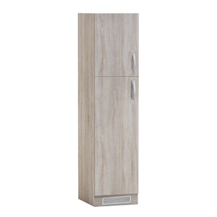 Delvotira | Meuble colonne Paprika 60cm mélaminé chêne brossé