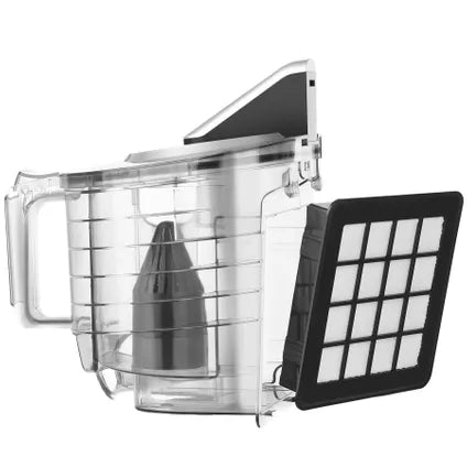 Tectake Aspirateur Vc900 – 900 W – Sans Sac – Sols Durs Et Tapis – Noir/gris
