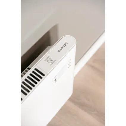 Radiateur Électrique à Convection Eurom Alutherm - Montage Mural - 1000W - Blanc