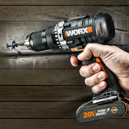 Perceuse-visseuse à percussion Worx WX352.9 - 20V Brushless - (sans batterie)