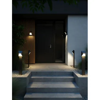 Lampadaire extérieur Nordlux Pontio noir GU10