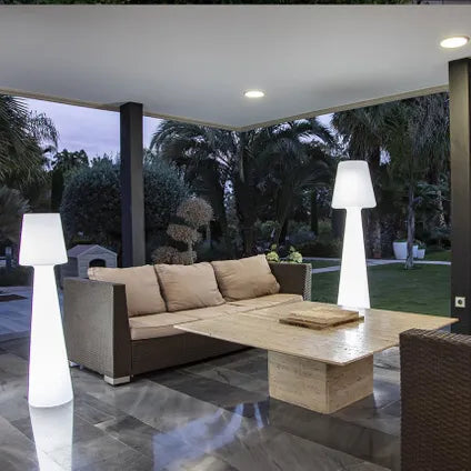 Lampadaire Newgarden Lola 110 blanc chaud ⌀26,5cm 16W