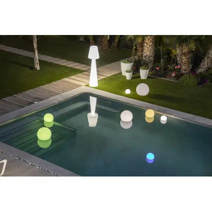 Lampadaire Newgarden Lola 165 lumière blanche chaude ⌀45cm 22W