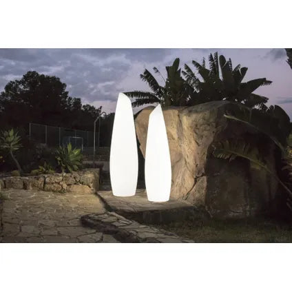 Lampadaire Newgarden Fredo 140 blanc chaud ⌀38cm 18W