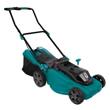 Tondeuse À Gazon 40v Vonroc – Largeur De Coupe 38 Cm – Réglage Central De La Hauteur – 2 Batteries 4.0ah Et Un Chargeur
