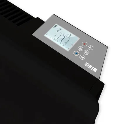 Radiateur électrique HJM Thalie 2000W à inertie céramique noir