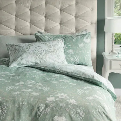 Housse De Couette Laura Ashley Parterre Sage Lits-jumeaux 220 X 230cm