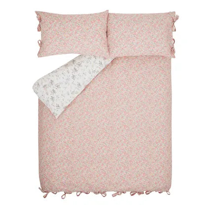 Housse De Couette Laura Ashley Loveston Coral Lits-jumeaux 220 X 230cm