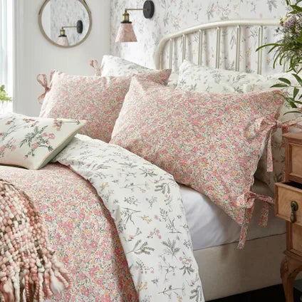 Housse De Couette Laura Ashley Loveston Coral 200 X 200cm
