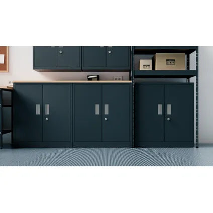 Armoire basse en métal Garage Serie Ar Shelving 90x82,2x43,4 cm