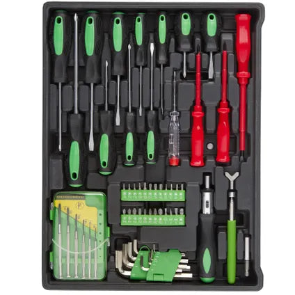 Tectake Caisse À Outils 899 Pièces - Noir