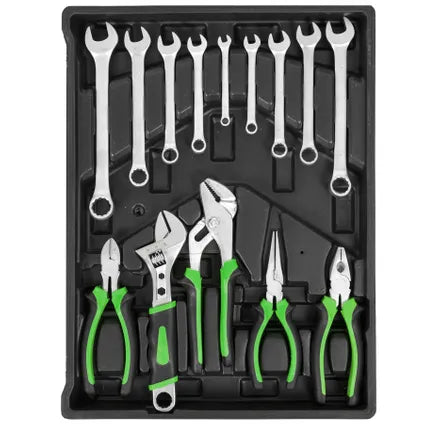 Tectake Caisse À Outils 899 Pièces - Noir