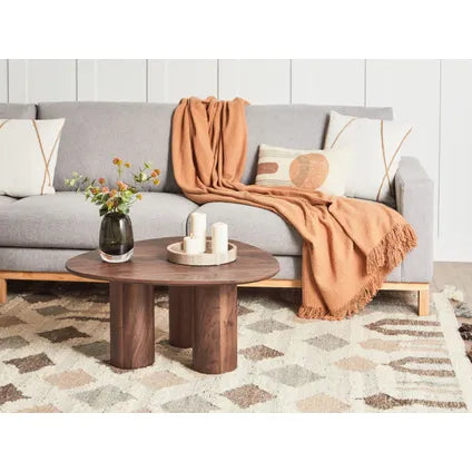 Table Basse Beliani Dacoma Marron 75x75x36 Cm