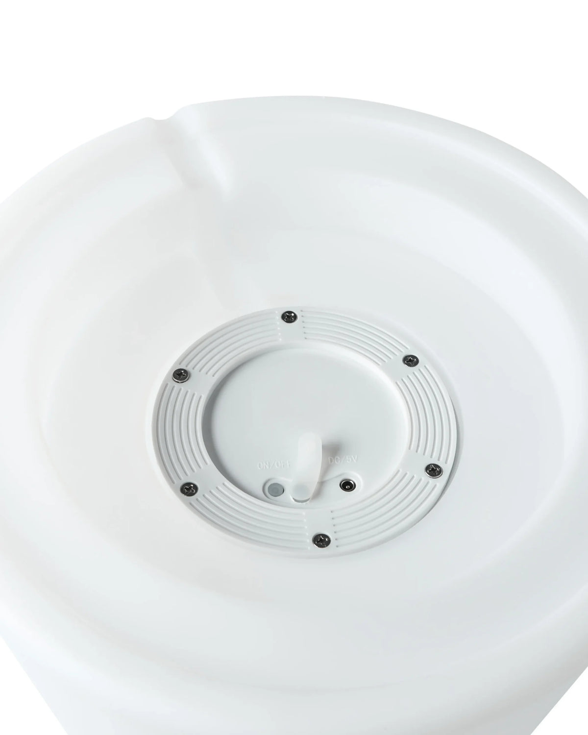 Lampadaire D'extérieur Led Beliani Sabanas Blanc 30x30x80 Cm