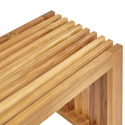 Banc De Jardin Beliani Bellano Marron 35x105x43 Cm