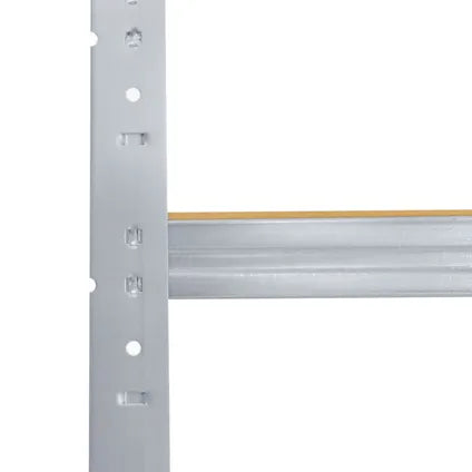 Étagère Rangement Établi Shelfplaza Home 190x80x60 Cm En Galvanisé Avec 6 Étagères