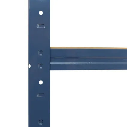 Étagère Rangement Établi Shelfplaza Home 190x90x60 Cm En Bleu Avec 6 Étagères