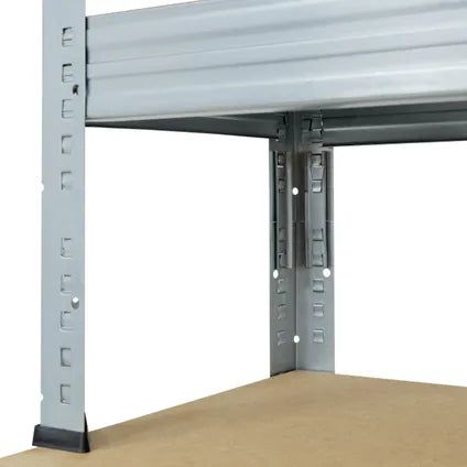 Étagère Rangement Établi Shelfplaza Pro 190x80x60 Cm En Galvanisé Avec 6 Étagères