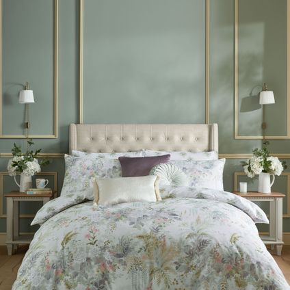 Housse De Couette Laura Ashley Pour Lit En 140 Linlithgow Pale Lavender 200 X 200cm Coloris Pastel