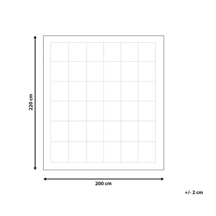 Duvet Beliani Eiger Blanc 200x200x1 Cm