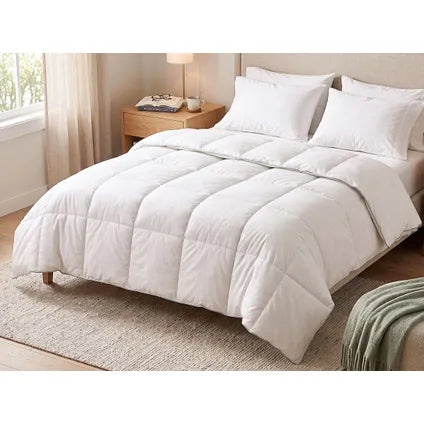 Duvet Beliani Krivan Blanc 240x220x1 Cm