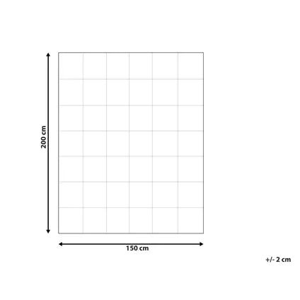 Duvet Beliani Eiger Blanc 200x150x1 Cm