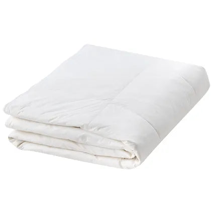 Couette Double Épaisseur Beliani Serrato Blanc 200x200x2 Cm