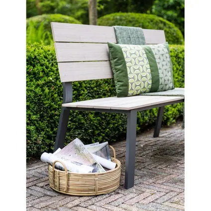 Banc De Jardin - Garden Impressions - Ellen - Gris Foncé - Teck Clair Vironwood
