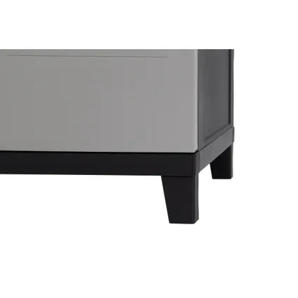 Armoire De Rangement Haute Toomax Prime Avec Portes - Anthracite/gris - Pour L'intérieur Ou L'extérieur