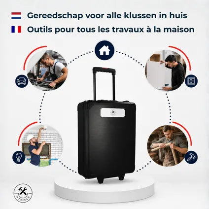 Coffret À Outils 4toolz Blackline 1020 Pièces - Clés À Cliquet Annulaire