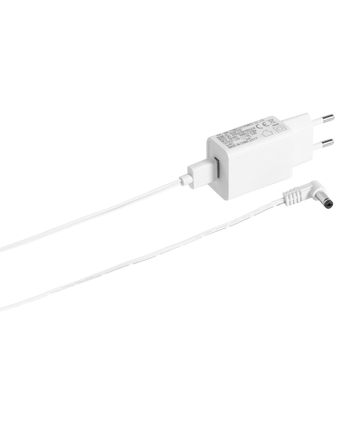 Lampadaire D'extérieur Led Beliani Vuletas Blanc 36x36x120 Cm