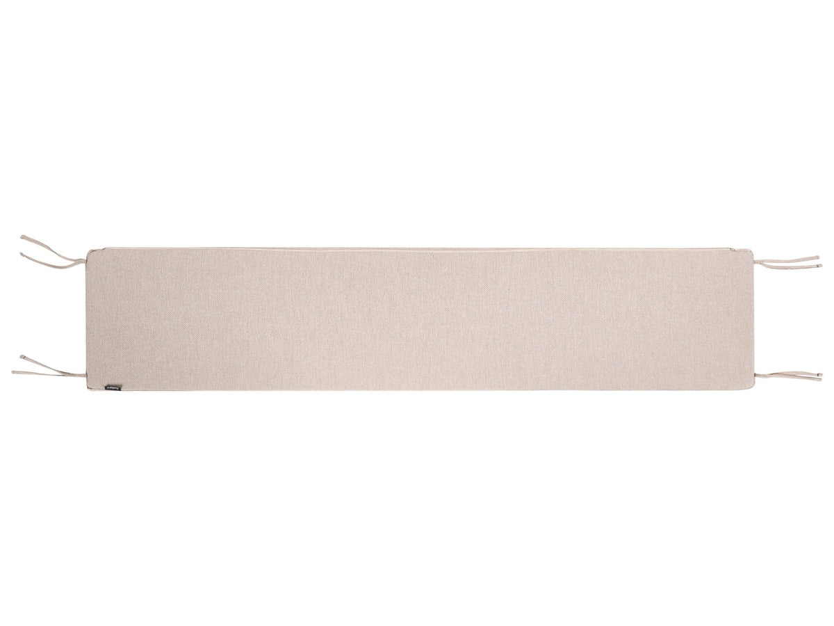 Banc Avec Coussin D'assise Beliani Tuscania Marron Beige 35x160x45 Cm