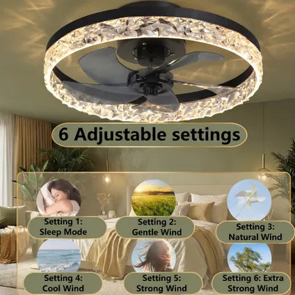 Ventilateur de plafond avec éclairage – Lichtendirect – Smart – Ventilateur Plafonniere