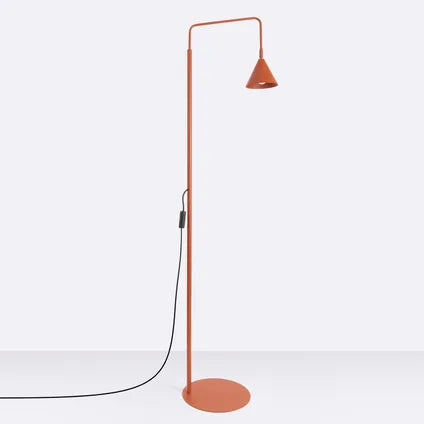 Lampadaires Sollux Lighting Nox Ocre Rouge Acier