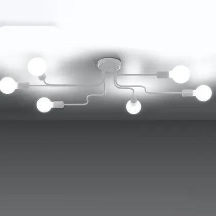 Lustre – Sollux Lighting – Infinix 6 Blanc Led 4000k