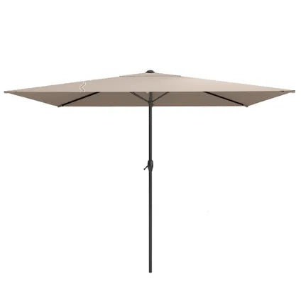 Parasol – Lifegoods – Jardin – 270x180cm – Inclinable À 30° – Taupe