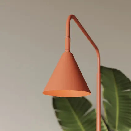 Lampadaires Sollux Lighting Nox Ocre Rouge Acier
