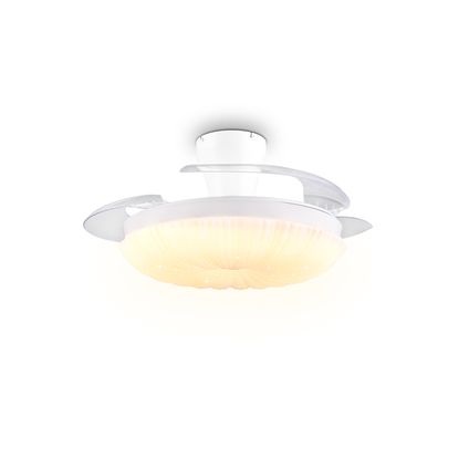 Delvotira | Ventilateur De Plafond - Trio - Kiruna - Blanc 106x106x30.5 Cm