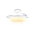 Delvotira | Ventilateur De Plafond - Trio - Kiruna - Blanc 106x106x30.5 Cm