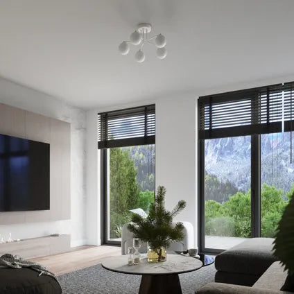 Lustre – Sollux Lighting – Bealy 3 Blanc Led 3000k