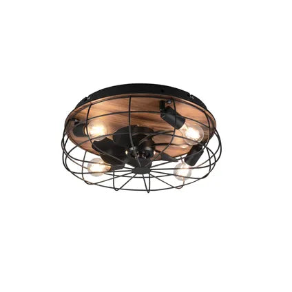 Ventilateur De Plafond – Trio – Trondheim – Noir 48x48x17.5 Cm