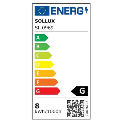 Lustre – Sollux Lighting – Torah 6 Noir Led 4000k