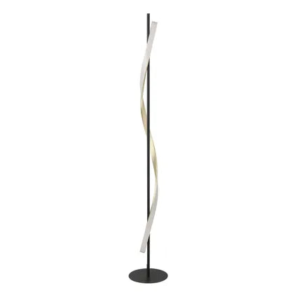 Delvotira | Lampadaire EGLO Conaprato - Noir - Doré - CCT - 20W