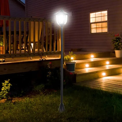 Lampadaire Extérieur Collahausse – 6 Led – Éclairage Automatique – Étanche