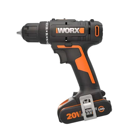 Perceuse-visseuse Worx 20V – 2 batteries