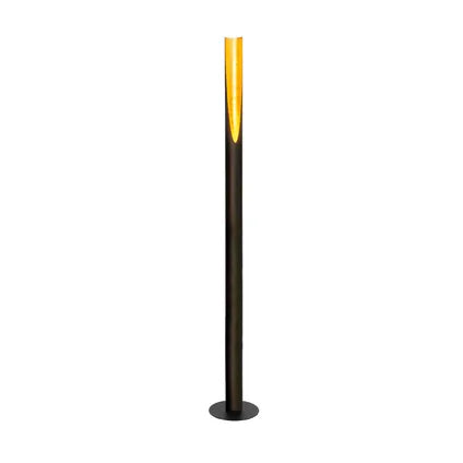 Delvotira | Lampadaire EGLO Barbotto noir GU10