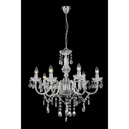 Lustre Cuimbra I Globo Métal Chromé 6x E14