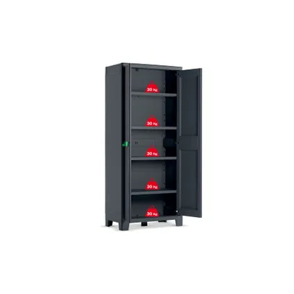 Armoire haute Keter Moby anthracite 182x44x80CM