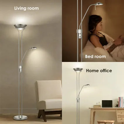 Lampadaire Home Sweet Home Uplight chrome R7S 8W G9 3W